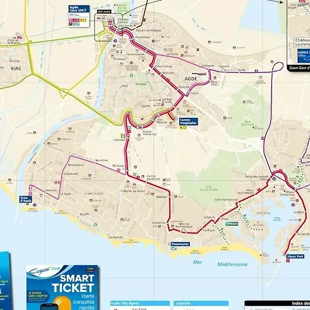 Rez-de-jardin Pinede Piscine Clim Proche Village Naturiste 230 아그