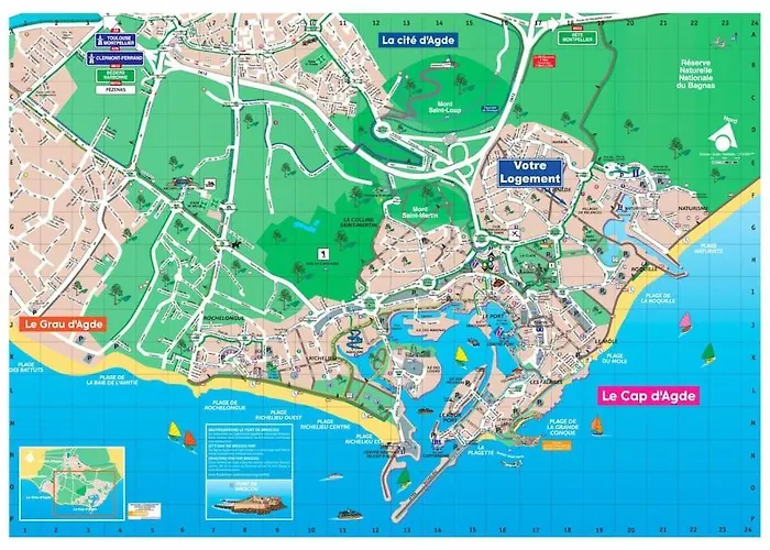 アパート Rez-de-jardin Pinede Piscine Clim Proche Village Naturiste 230 *