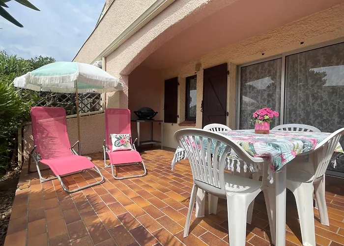 アパート Rez-de-jardin Pinede Piscine Clim Proche Village Naturiste 230 *